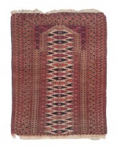 CHODOR PRAYER RUG: 2’10” X 3’9