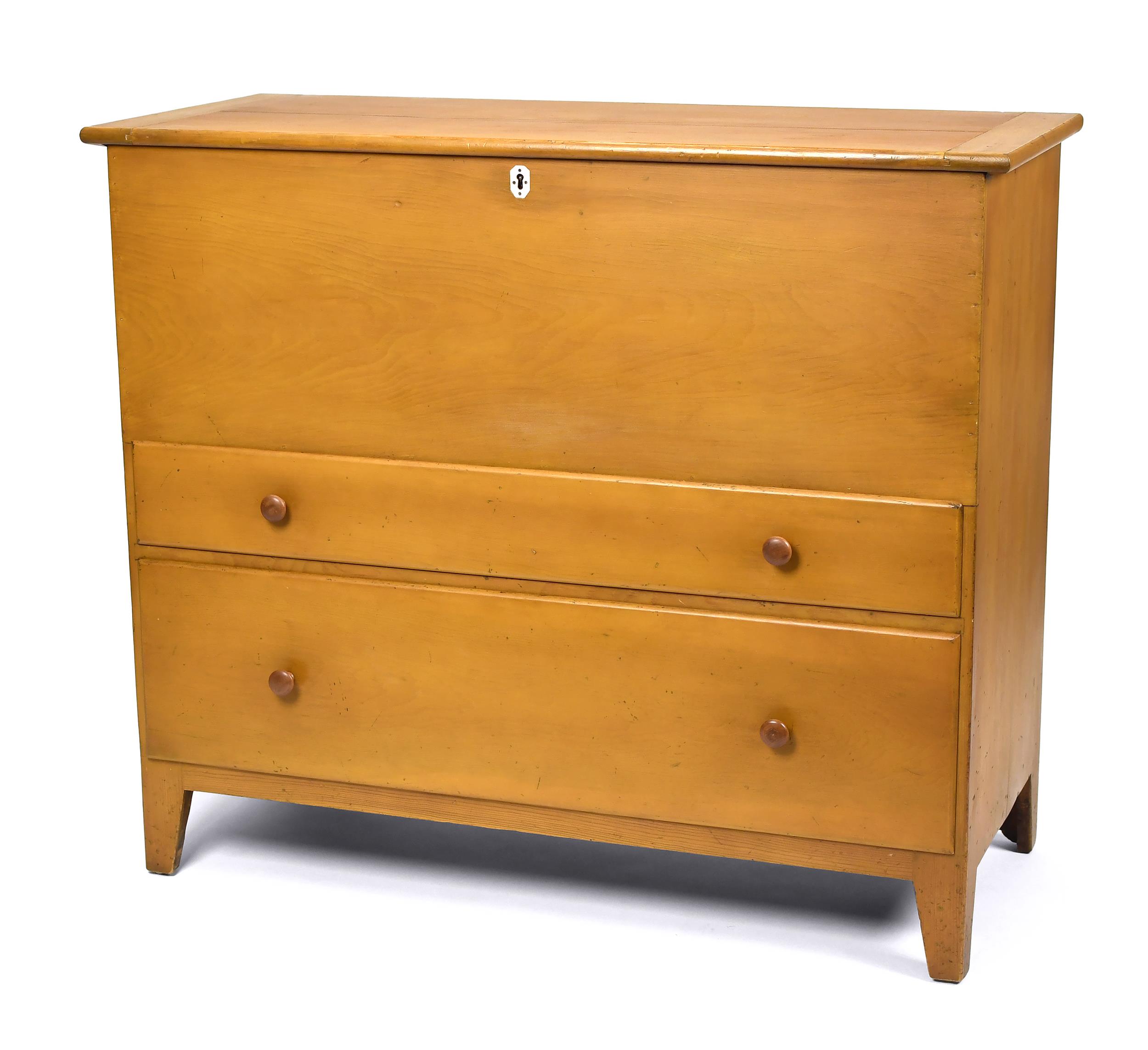 CHOICE 19TH C. YELLOW-PAINTED