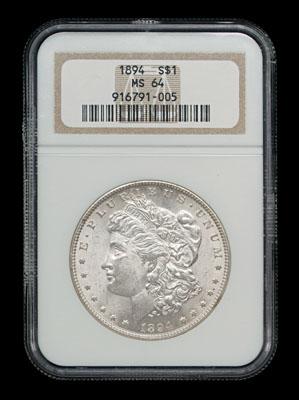 Choice BU 1894 Morgan silver