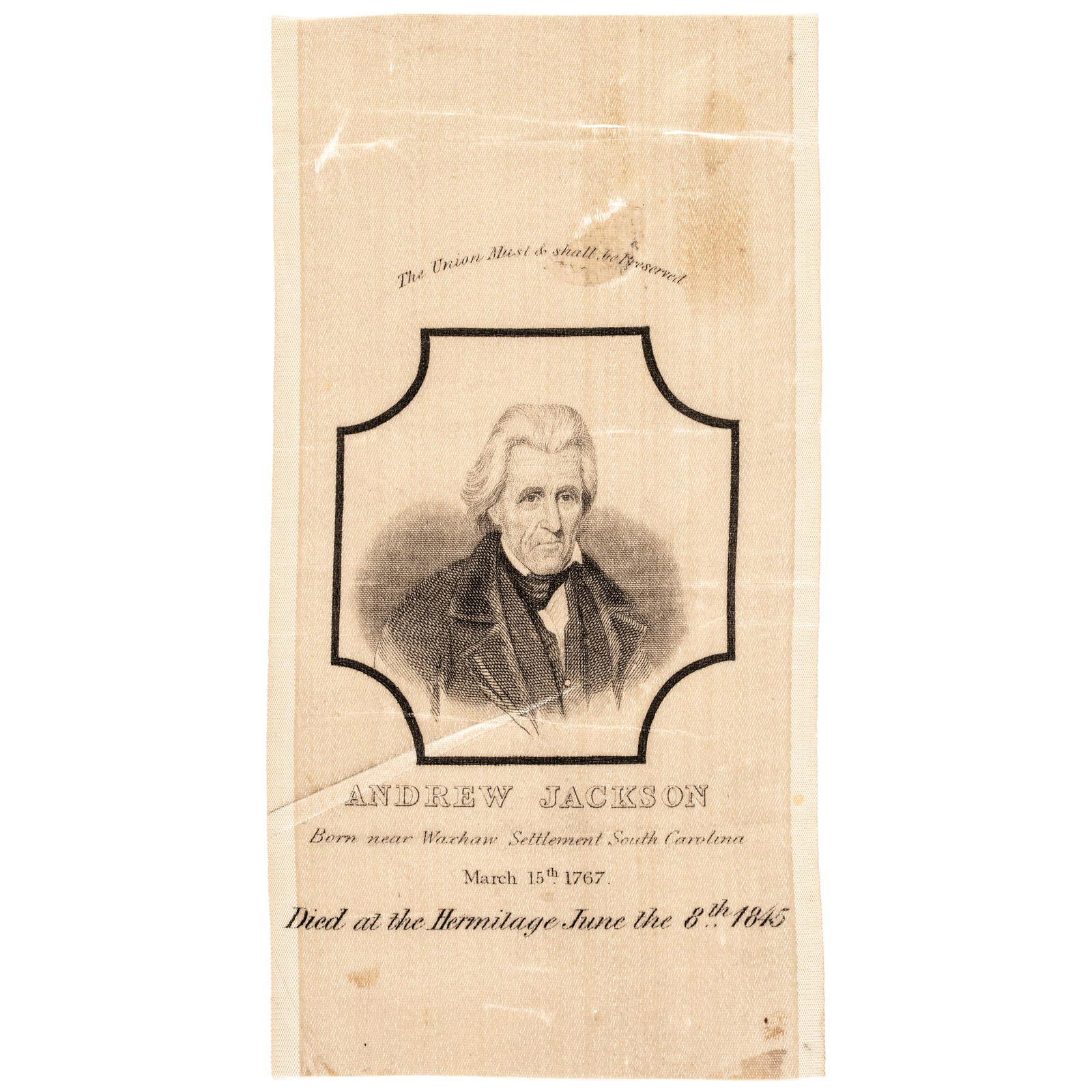 CHOICE C. MARCH 1845 PRES. ANDREW