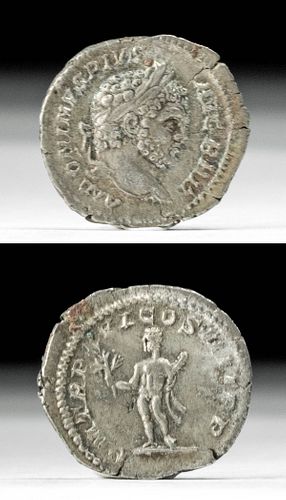 CHOICE ROMAN SILVER DENARIUS COIN