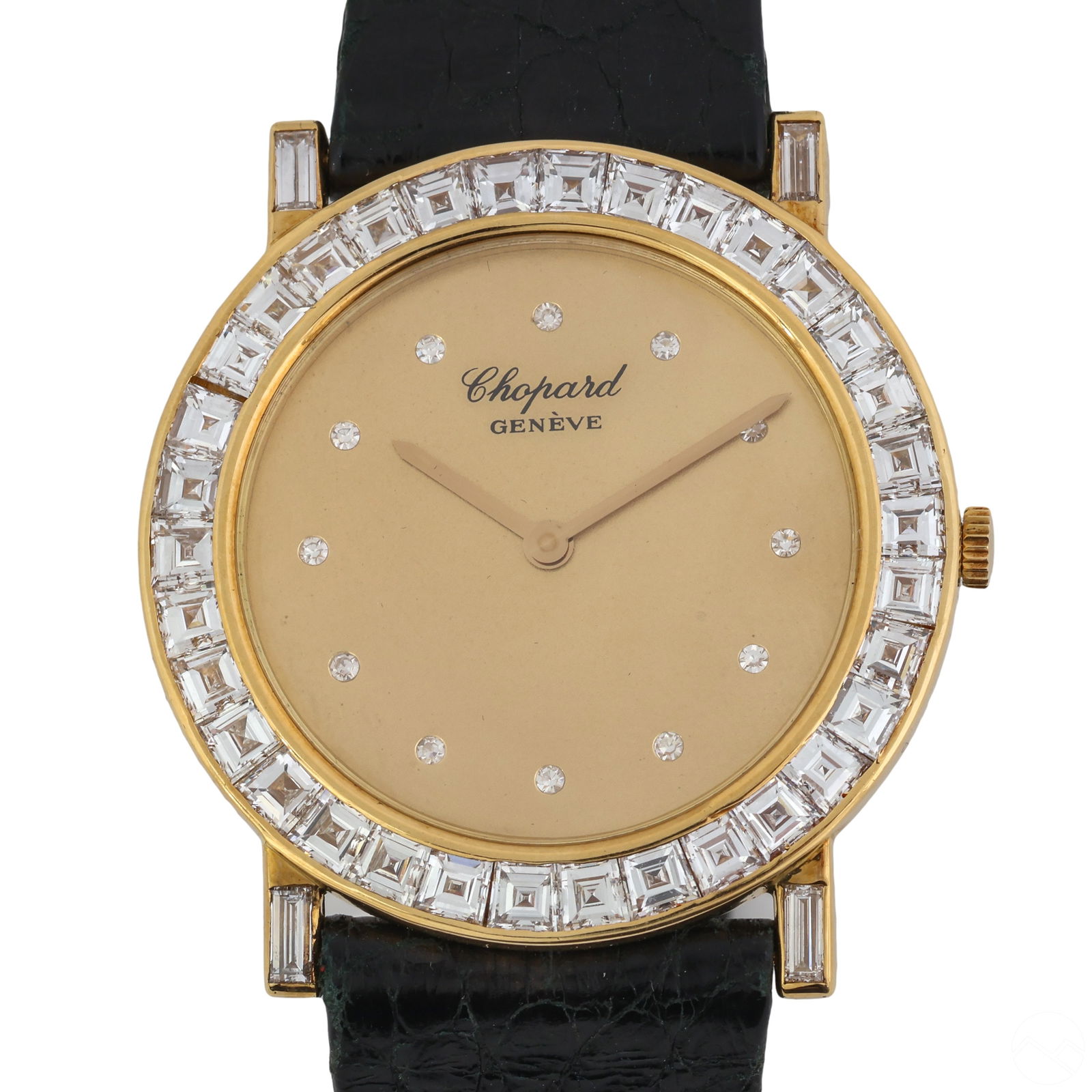 CHOPARD 18K GOLD DIAMOND SWISS