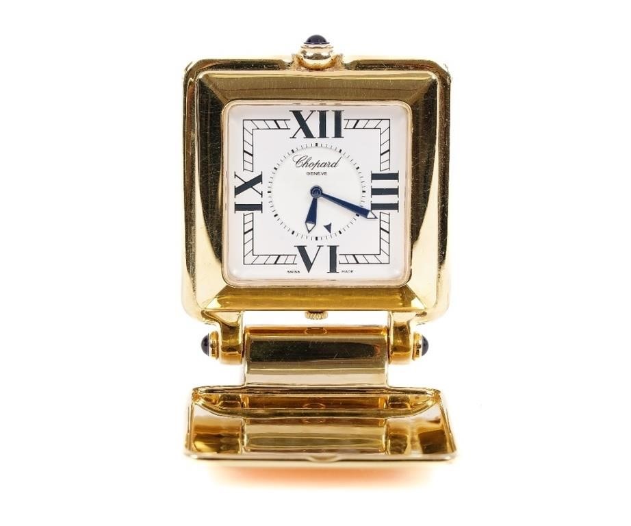 Chopard 18k gold plated square