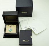 CHOPARD 18K WHITE GOLD AND TUR