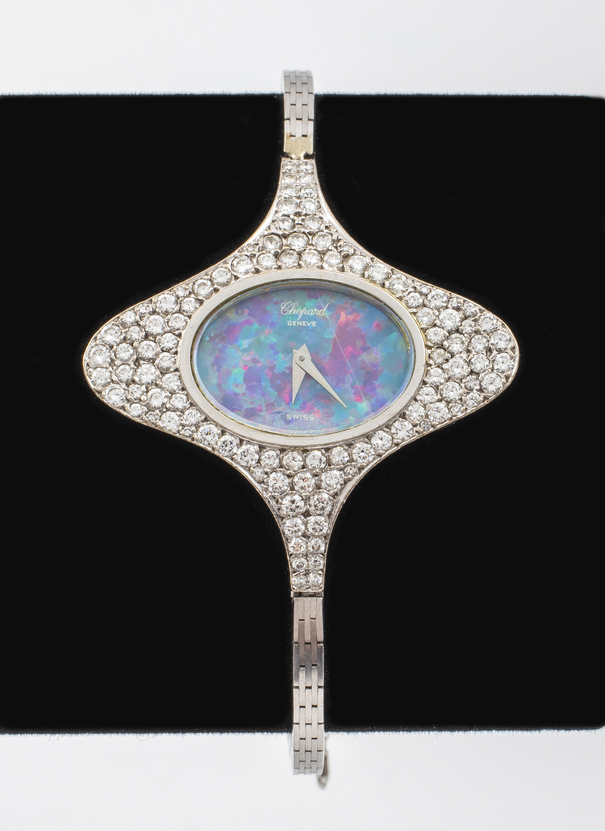 CHOPARD 18K WHITE GOLD DIAMOND OPAL