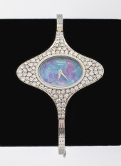 CHOPARD 18K WHITE GOLD DIAMOND