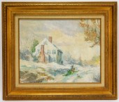 CHRIS BENVIE WINTER CABIN LAND