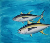 CHRIS CALLE (B 1961) "YELLOW-F