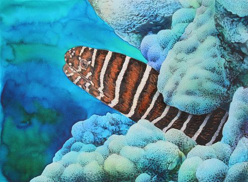 CHRIS CALLE (B. 1961) "ZEBRA