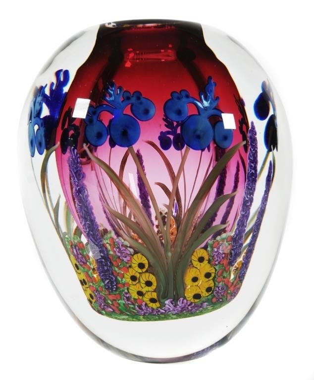 CHRIS HEILMAN, BLOWN GLASS FLORAL