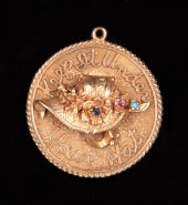 CHRIS OWENS' 14 KT. GOLD AND G