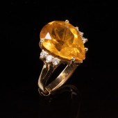 CHRIS OWENS' GOLD, CITRINE AND