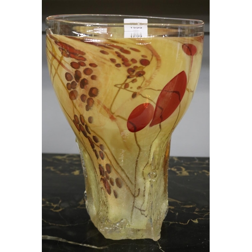 Chris Pantano glass vase, signed to