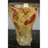 Chris Pantano glass vase, sign
