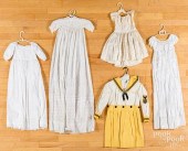 CHRISTENING DRESSES, 19TH C.,
