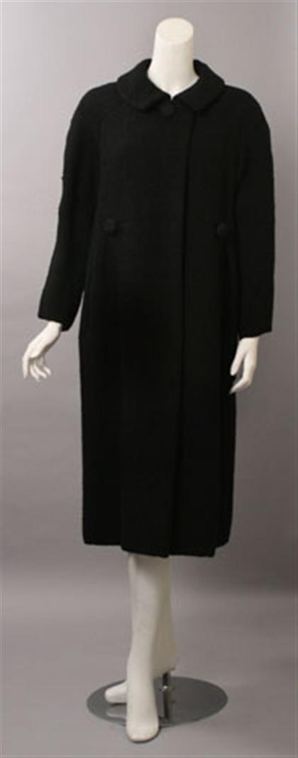 Christian Dior black bouclÃ© winter