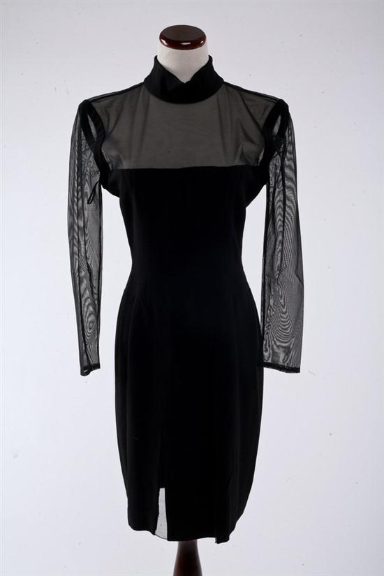 CHRISTIAN DIOR BLACK COCKTAIL DRESS