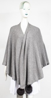 CHRISTIAN DIOR CASHMERE CAPE W