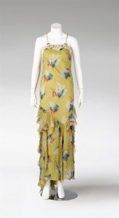Christian Dior chartreuse chif