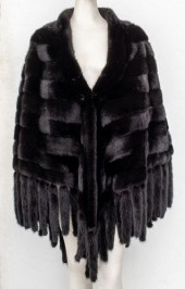 CHRISTIAN DIOR CHEVRON MINK FU