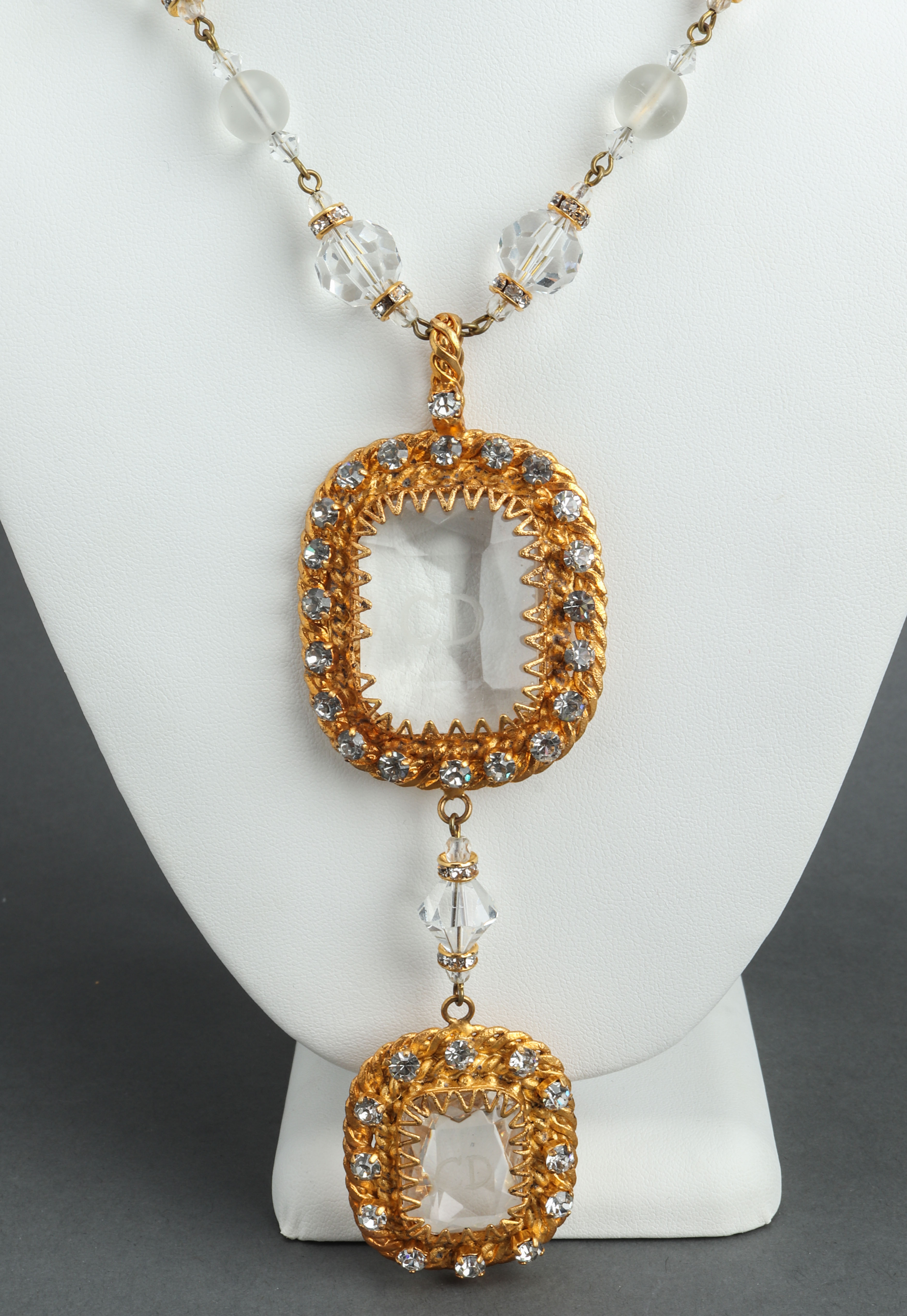 CHRISTIAN DIOR CRYSTAL SAUTOIR