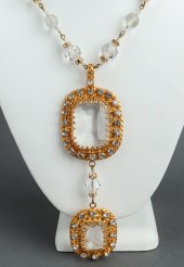 CHRISTIAN DIOR CRYSTAL SAUTOIR