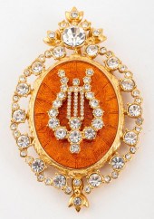 CHRISTIAN DIOR GEM-SET GUILLOC