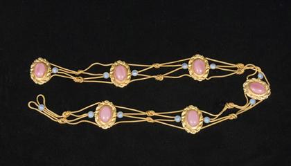 Christian Dior gold chain and