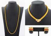 CHRISTIAN DIOR GOLD-TONE METAL