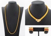 CHRISTIAN DIOR GOLD-TONE METAL