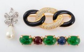 CHRISTIAN DIOR JEWELRY, 3 PIEC