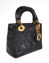 CHRISTIAN DIOR MINI LADY BLACK
