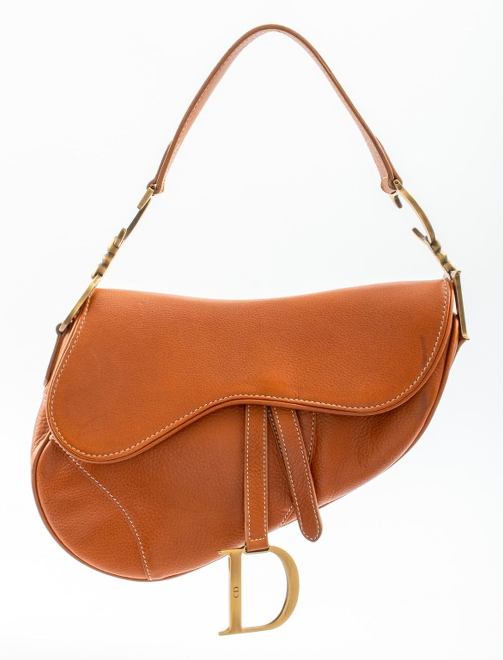 CHRISTIAN DIOR SADDLE BAG IN TAN