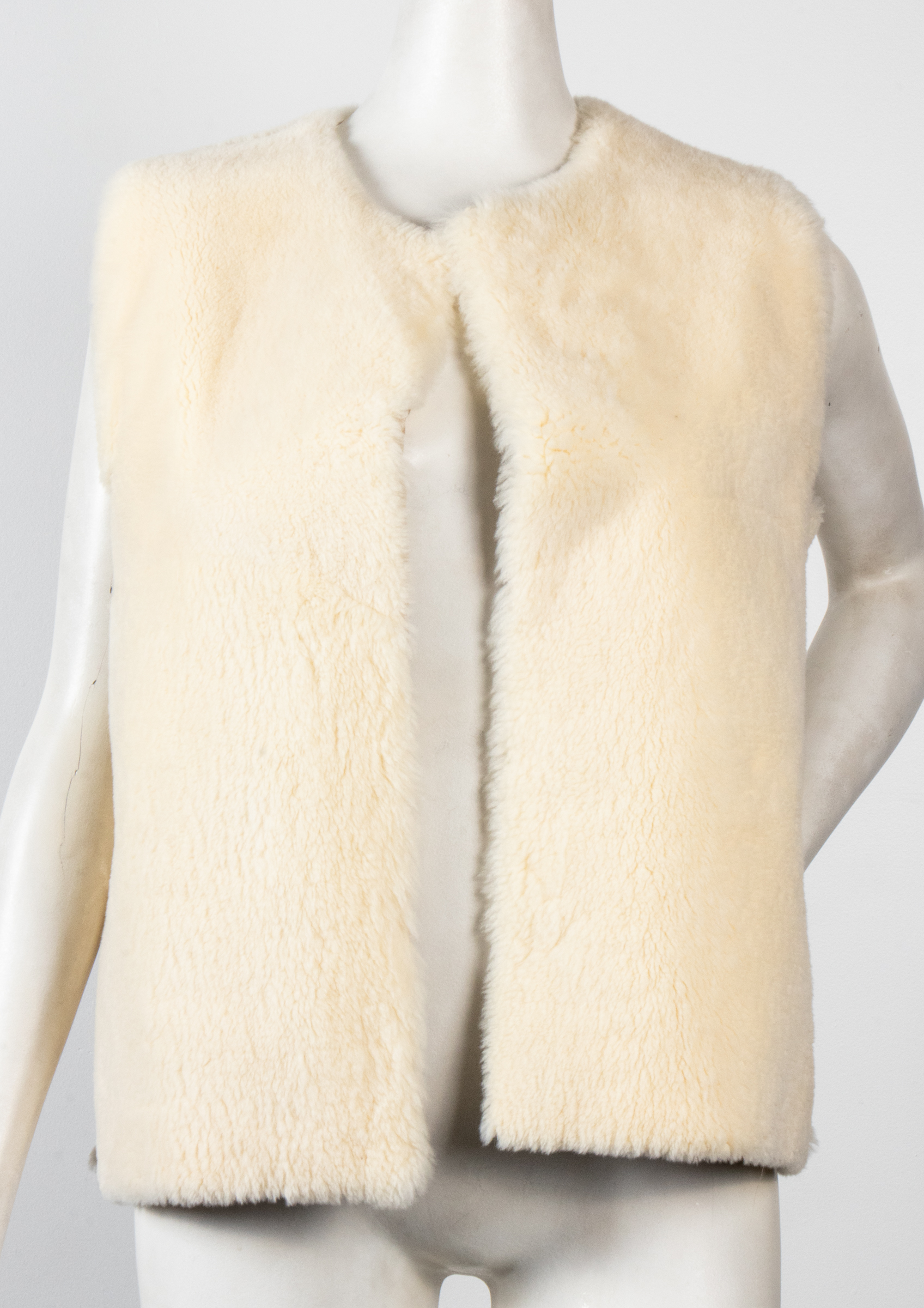 CHRISTIAN DIOR SHEARED FUR VEST