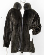 CHRISTIAN DIOR SHEARED MINK W