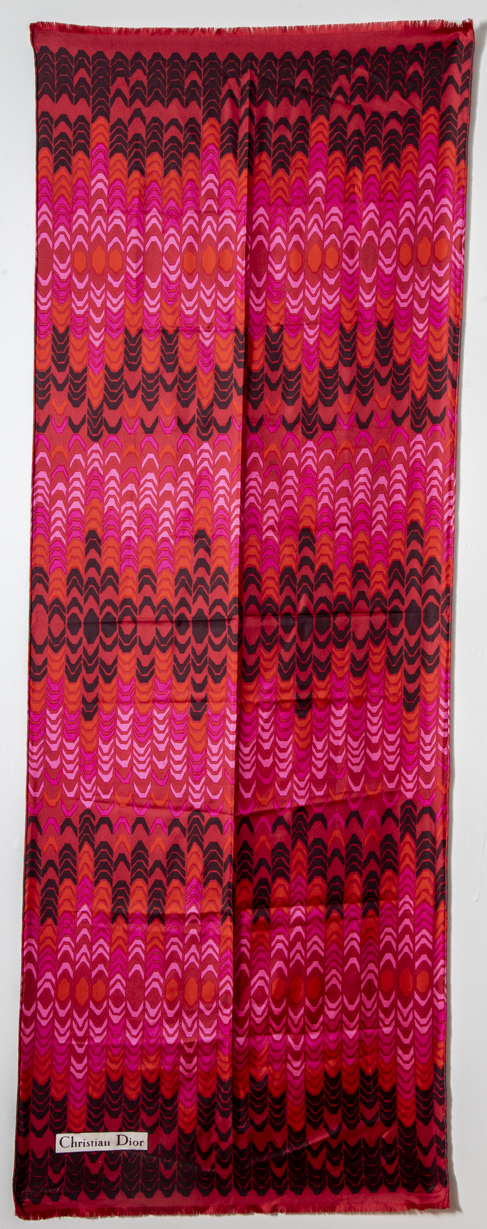 CHRISTIAN DIOR SILK SCARF Christian