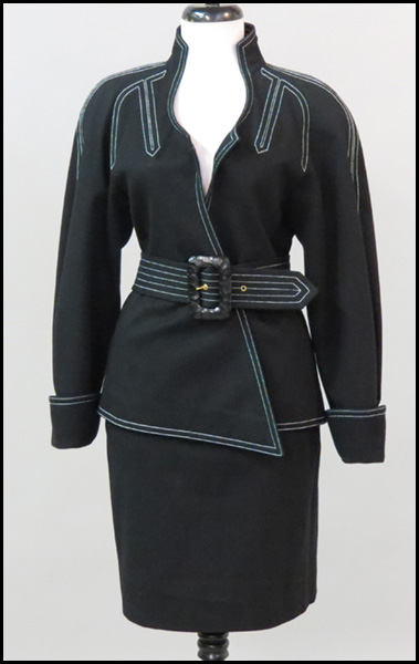 CHRISTIAN LACROIX BLACK DENIM