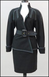 CHRISTIAN LACROIX BLACK DENIM
