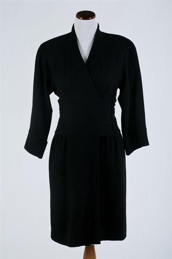 CHRISTIAN LACROIX BLACK WOOL