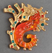 CHRISTIAN LACROIX CARVED RESIN