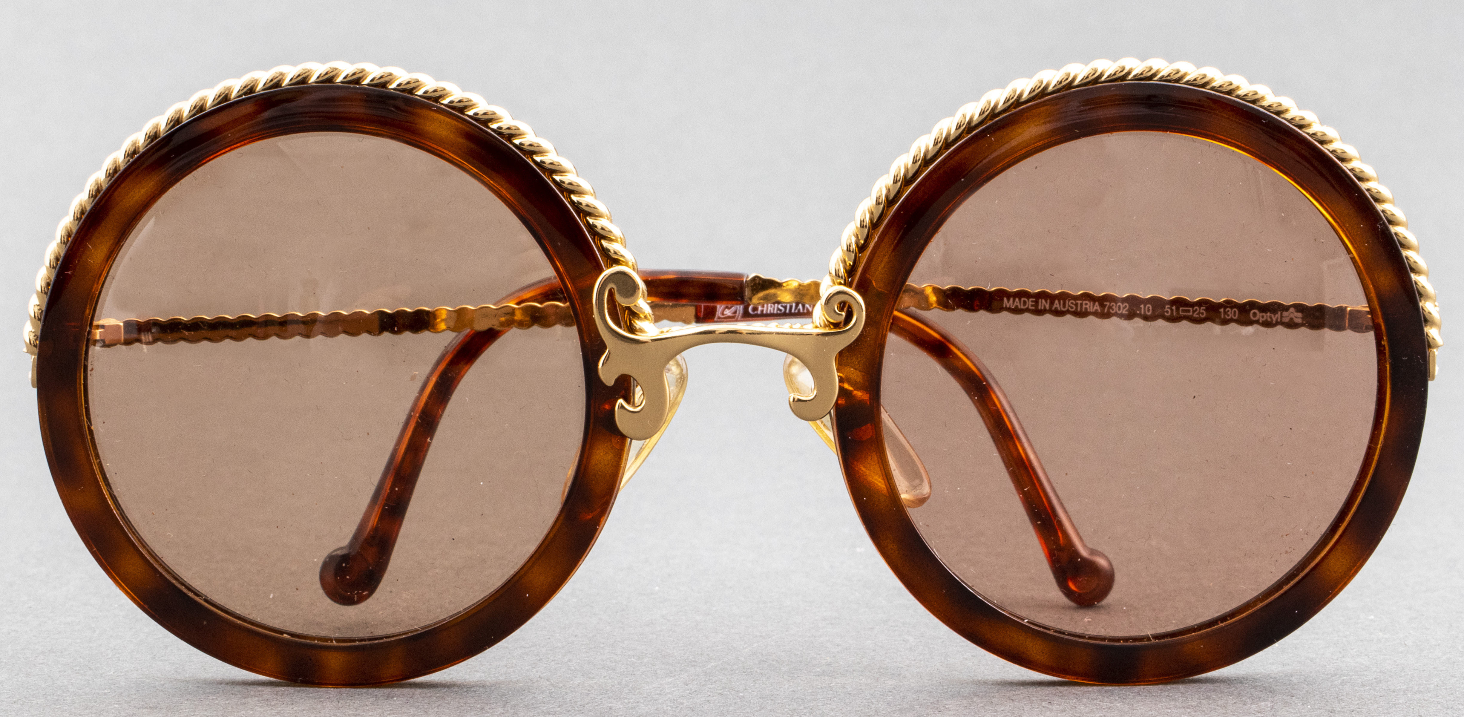 CHRISTIAN LACROIX FAUX-TORTOISE