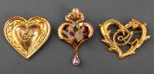 CHRISTIAN LACROIX GOLD-TONE HE