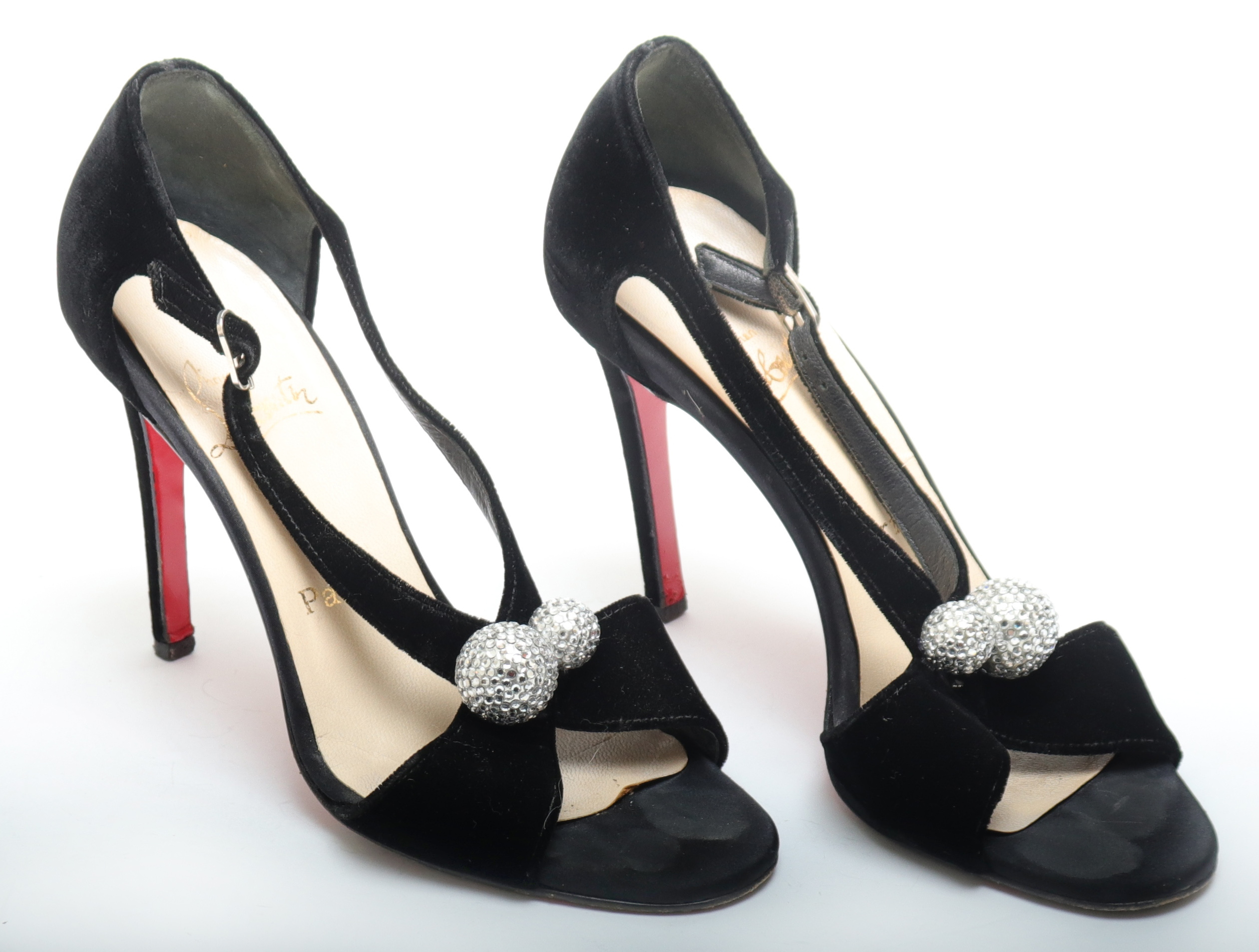 CHRISTIAN LOUBOUTIN VELVET &