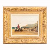 CHRISTIAN NEPO, RED SAIL, OIL
