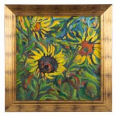 CHRISTINA JURAN. "SUNFLOWERS I