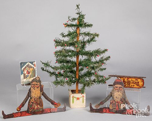 CHRISTMAS FEATHER TREE,