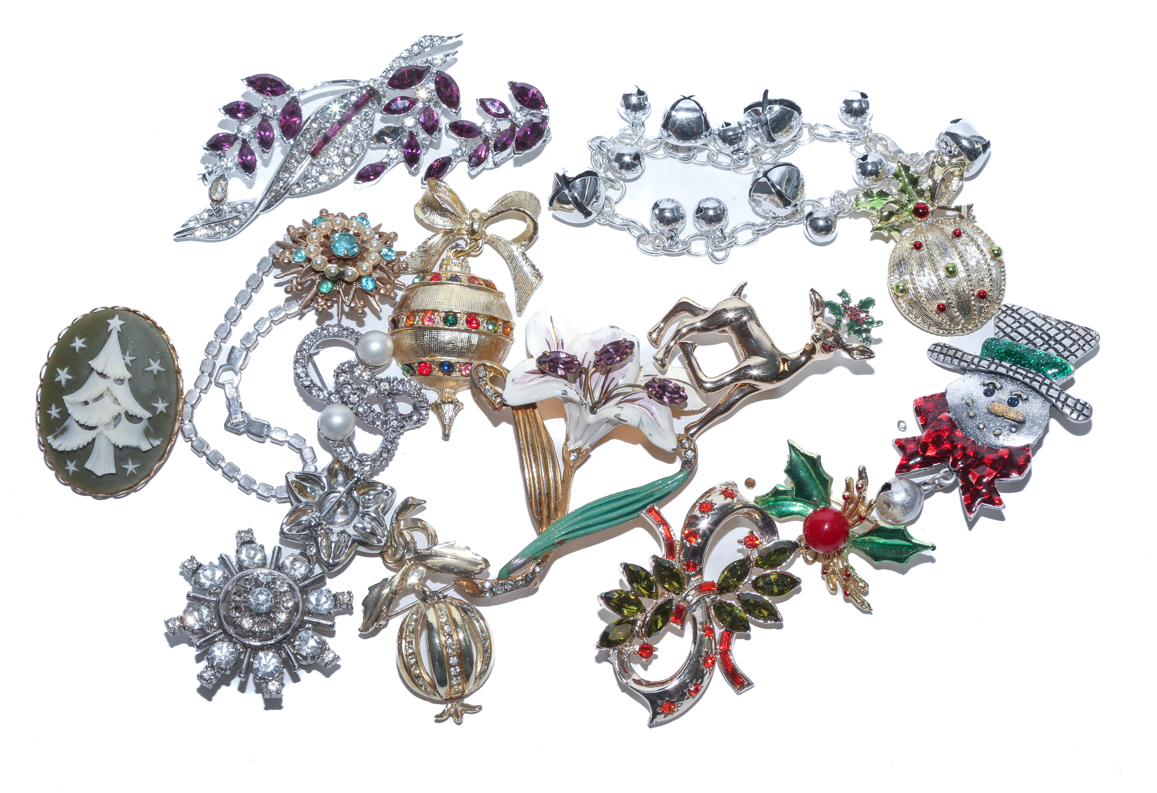 CHRISTMAS & VINTAGE RHINESTONE