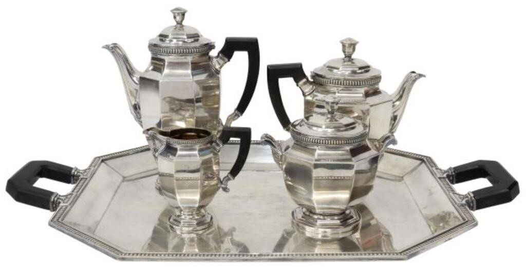 CHRISTOFLE COLBERT SILVERPLATE TEA