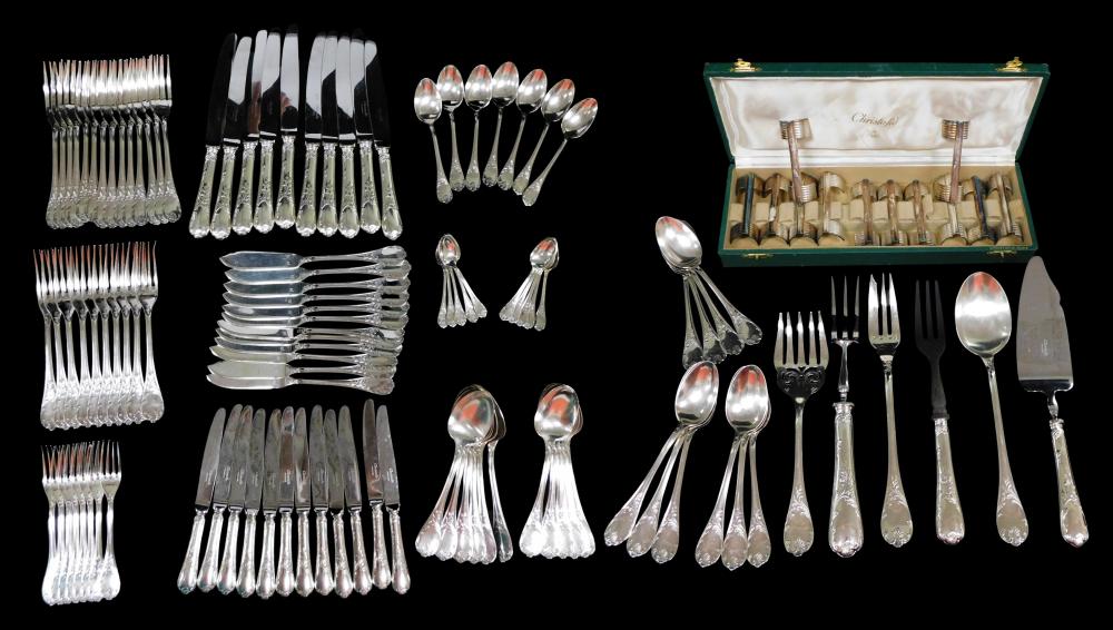 CHRISTOFLE "MARLY" PATTERN SILVER