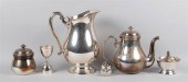 CHRISTOFLE PLATED TEAPOT AND C
